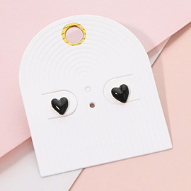 Mini Heart Stud Earrings
