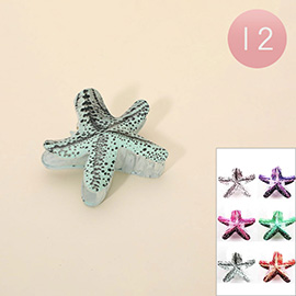 12PCS - Starfish Hair Claw Clips