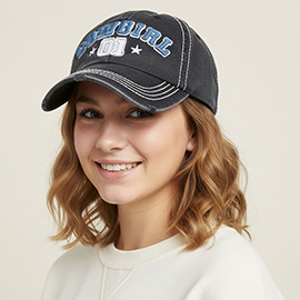 COWGIRL 01 Message Bold Stitch Baseball Cap