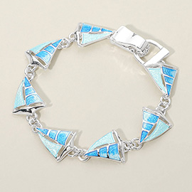 Sailboat Link Magnetic Bracelet