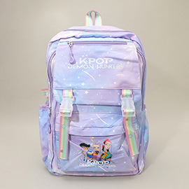 Kids KPOP Demon Hunters HUNTRIX School Backpack