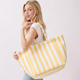 Striped Terry Tote Bag