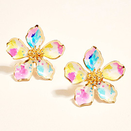 Floral Petal Earrings