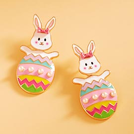 Easter Bunny Egg Drop Earrings