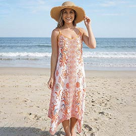 Boho Sleeveless Beach Maxi Dress