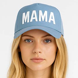MAMA Embroidered Solid Baseball Cap