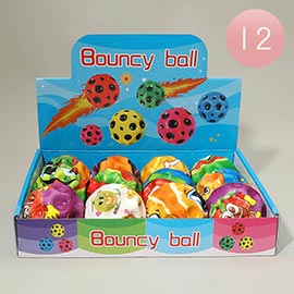 12PCS - Bouncy Ball Toy