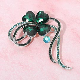 Clover Pin Brooch